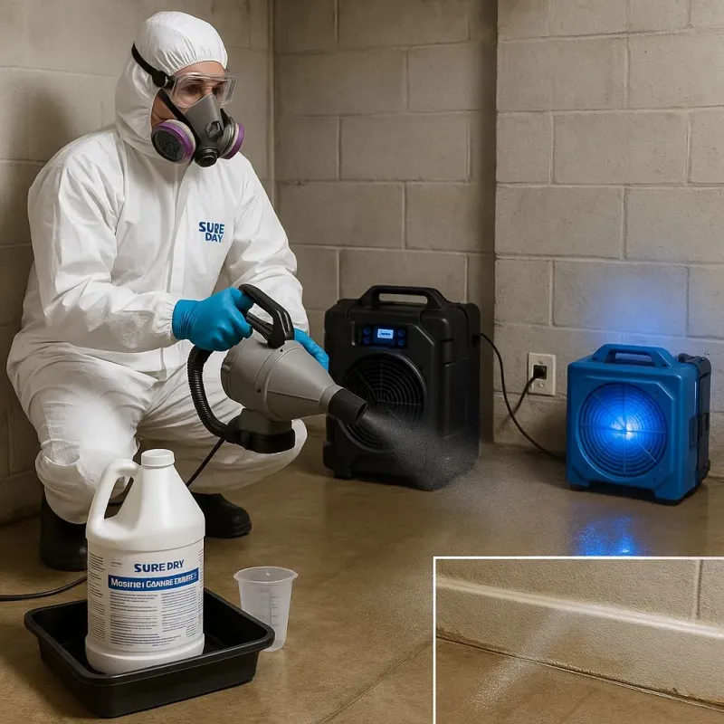 Sanitization and Odor Removal process in Bloomingdale, IL